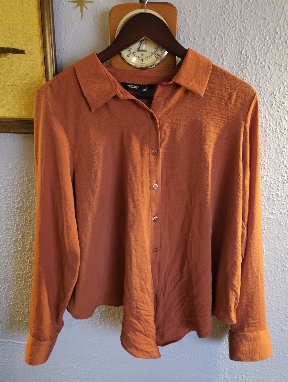 Vera Wang Button-Up